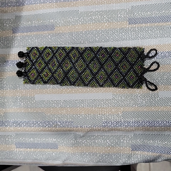 Lilly fashion beaded bracelet black and green - Picture 4 of 4